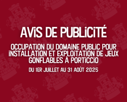 AVIS DE PUBLICITÉ